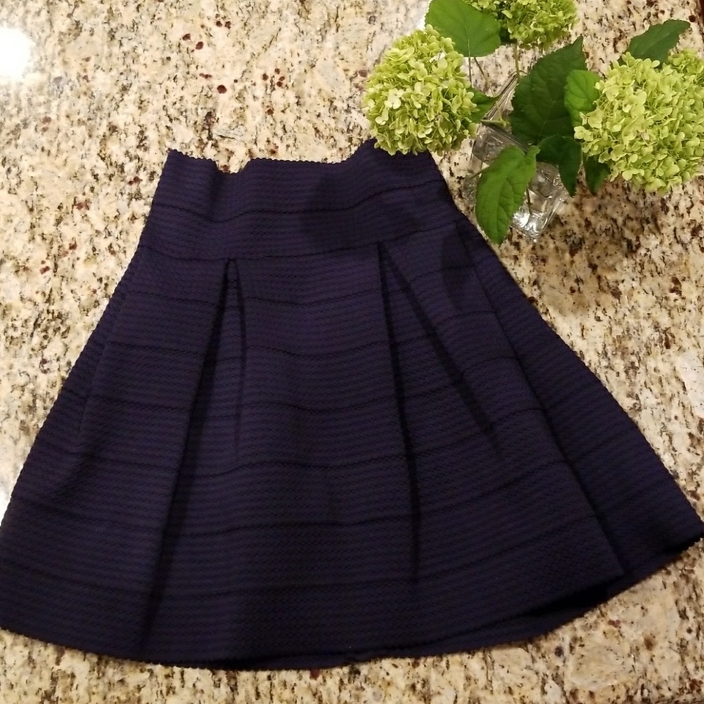 Such a pretty, classy navy skirt! 🌹